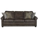 Casual Classic Stone Brown Leather Sofa – Crafton