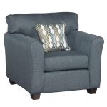 Casual Contemporary Blue Chair – Wall St.