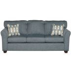 Casual Contemporary Blue Sofa – Wall St.