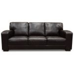 Casual Contemporary Brown Leather Sofa – Aspen