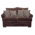 Casual Contemporary Chocolate Brown Loveseat – Acropolis