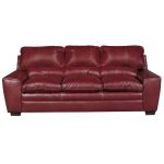 Casual Contemporary Cinnamon Red Sofa – Caruso