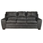 Casual Contemporary Graphite Gray Sofa – Caruso