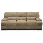 Casual Contemporary Greystone Leather Sofa – Stallone