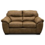 Casual Contemporary Silt Brown Loveseat – Grant