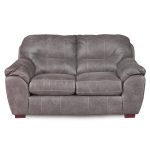 Casual Contemporary Steel Gray Loveseat – Grant