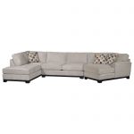 Casual Contemporary White 3-Piece Upholstered Sectional – Pisces