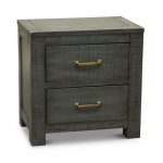 Casual Rustic Blue Nightstand – Choices
