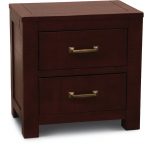 Casual Rustic Red Nightstand – Choices