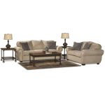 Casual Traditional Canvas Tan 7 Piece Room Group – Southport
