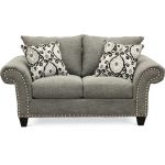 Casual Traditional Carbon Gray Loveseat – Paradigm