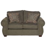 Casual Traditional Coffee Brown Loveseat – Southport