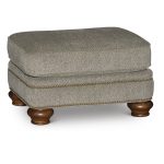 Casual Traditional Urban Wheat Ottoman – Reed