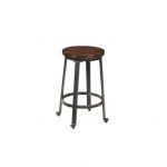 Challiman Rustic Brown Counter Stool (Set of 2)