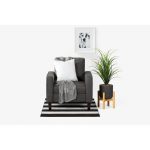 Charcoal Gray Accent Chair – Live-it Cozy