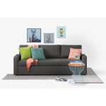 Charcoal Gray Sofa-Bed – Live-it Cozy