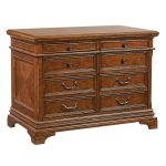 Cherry Brown Lateral File Cabinet – Hawthorne
