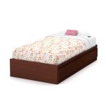 Cherry Twin Mates Bed with 3 Drawers (39 Inch) – Summer Breeze