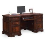 Cherry Wood Executive Desk – Westchester