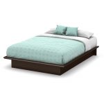 Chocolate Full Platform Bed (54 Inch) – Step One