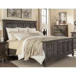 Classic Charcoal Gray King Size Bed – Calistoga