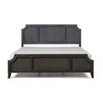 Classic Contemporary Gray King Size Bed – 5th Avenue