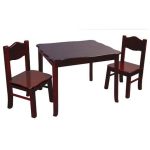 Classic Espresso Kids Table & Chairs