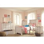 Classic Rustic Whitewashed 6-Piece Twin Bedroom Set – Millhaven