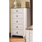 Classic Rustic Whitewashed Chest of Drawers – Millhaven