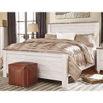 Classic Rustic Whitewashed Queen Bed – Millhaven