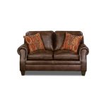 Classic Traditional Brown Loveseat – Shiloh