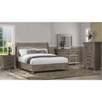 Classic Traditional Gray 6-Piece King Bedroom Set – Hudson Square