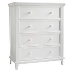 Classic White 4-Drawer Dresser – Batavia