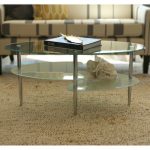 Clear Glass Top Coffee Table
