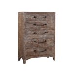 Cocoa Brown Rustic Contemporary Chest of Drawers – Bohemian
