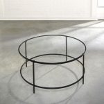 Coffee Table – Black – Clear Glass – Harvy Park
