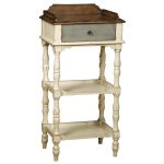 Colbert White/Gray Accent Table