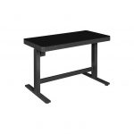 Contemporary Black Adjustable Height Desk