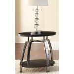 Contemporary Black End Table – Coham