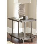 Contemporary Brown End Table – Terrell