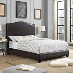 Contemporary Brown King Upholstered Bed – Bellingham