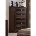 Contemporary Cappuccino Brown Chest of Drawers – Sussex