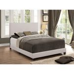Contemporary Khaki Queen Upholstered Bed – Erin