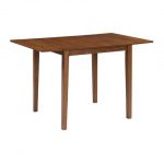 Contemporary Light Brown Drop Leaf Table