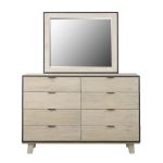 Contemporary Pearl White Dresser – Synchrony