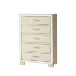 Contemporary Silver Satin Chest of Drawers – Divine
