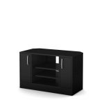 Corner TV Stand w/Doors for TVs up to 42 Inch – Axess