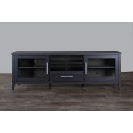 Dark Brown TV Stand with One Drawer