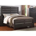 Dark Gray Casual Contemporary King Size Bed – Revolution