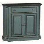 Dumere Blue Hand Painted Monarch Buffet Cabinet